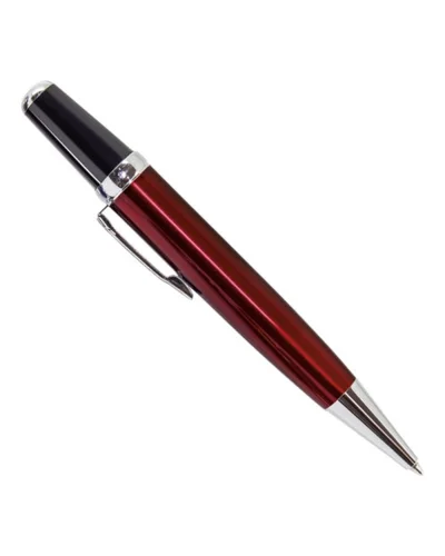 Penna a sfera metallo argento  jumbo, scrittura blu 11,3cm