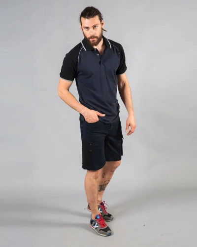 Bermuda Suez Issaline, cotone elasticizzato, fit comodo 250g/m²