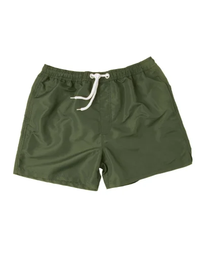 West Coast Boxer Mare Uomo 100% Poliestere, Slip Mesh, 130g/m2 Military Green