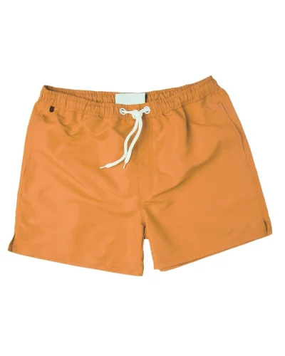 West Coast Boxer Mare Uomo 100% Poliestere, Slip Mesh, 130g/m2 Orange Fluo