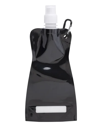 Borraccia pieghevole 420 ml BPA Free con moschettone impermeabile