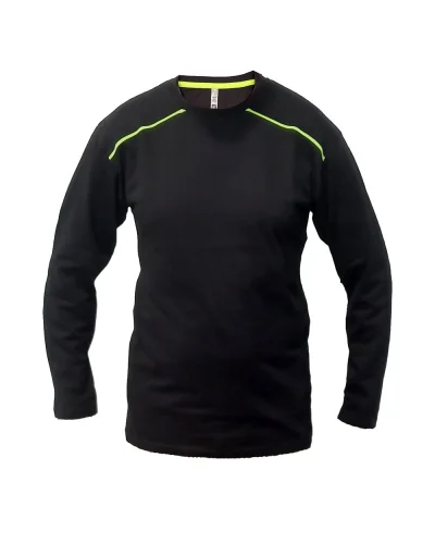 T-shirt manica lunga Latina 100% cotone Black