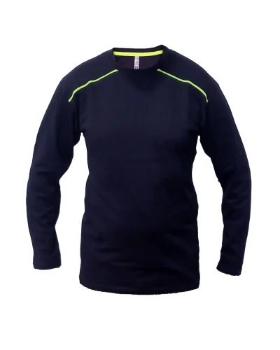T-shirt manica lunga Latina 100% cotone Navy