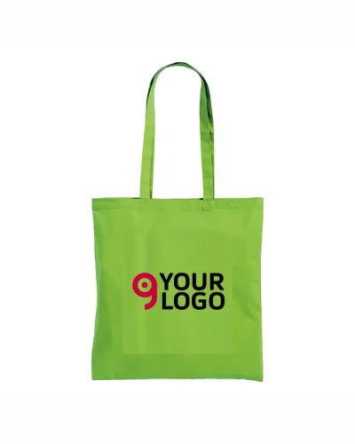 Shopper cotone colorato 180g  manici lunghi 38x42cm