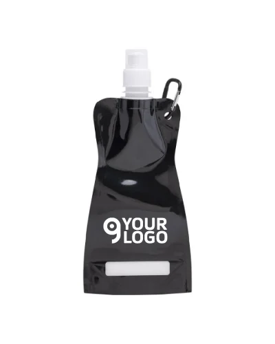Borraccia pieghevole 420 ml BPA Free con moschettone impermeabile