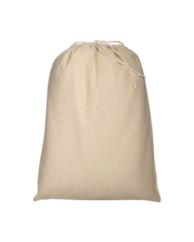 Sacchetto cotone natural 120g/m2 chiusura strozzo