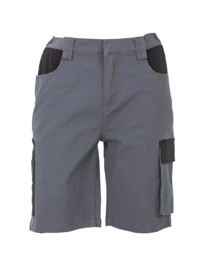 Bermuda Suez Issaline, cotone elasticizzato, fit comodo 250g/m² Grey