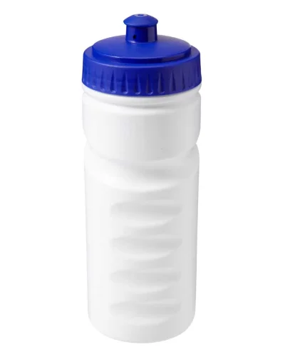 Borraccia HDPE 500 ml BPA Free Bianco con Tappo Colorato