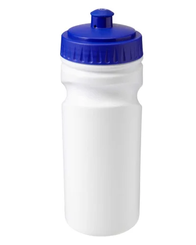 Borraccia HDPE 500 ml BPA Free Bianco con Tappo Colorato