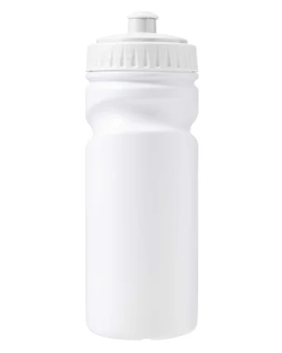 Borraccia HDPE 500 ml BPA Free Bianco con Tappo Colorato Bianco