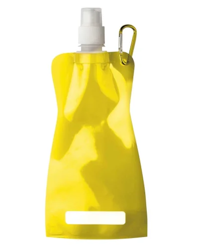 Borraccia pieghevole 420 ml BPA Free con moschettone impermeabile