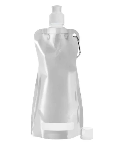 Borraccia pieghevole 420 ml BPA Free con moschettone impermeabile