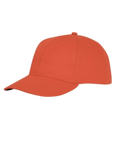 Ares Cappellino 6 Pannelli Cotone, Chiusura Velcro Arancio