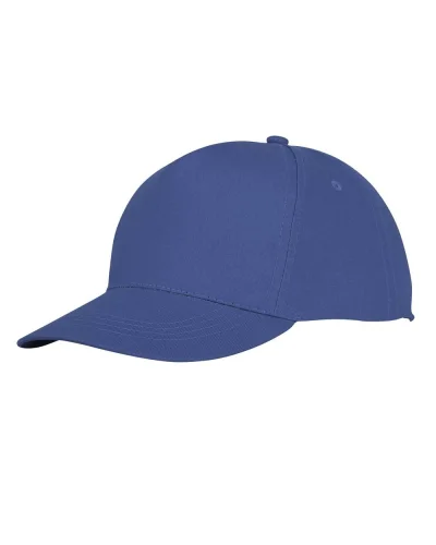 Cappellino Hades 5 Pannelli Cotone con Chiusura Velcro Blue