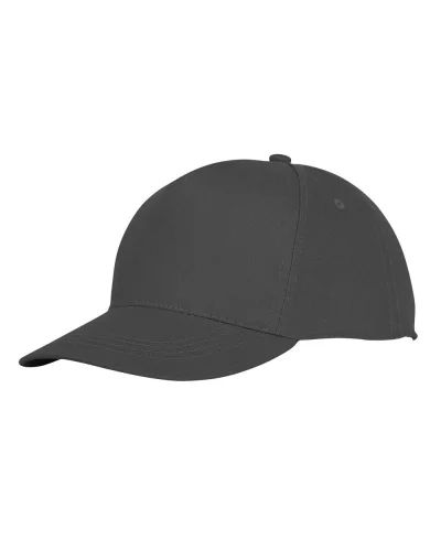 Cappellino Hades 5 Pannelli Cotone con Chiusura Velcro Storm Grey