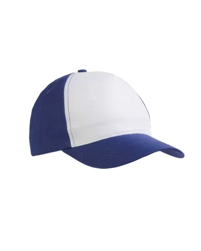 Cappellino poliestere 5 pannelli con velcro, stampa sublimazione