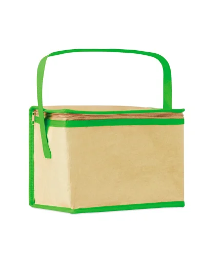 Kraft Borsa frigo beige con manici, capiente e termica