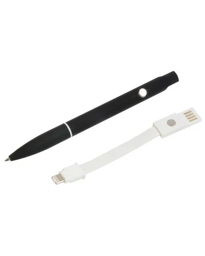 PENNA TWIST ALUMINIO USB 3in1 RICARICA Lightning-Micro USB Silver