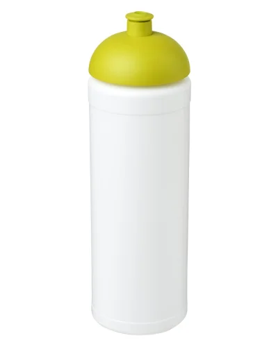 Borraccia Plus da 750 ml con impugnatura Solido Bianco / Verde Lime
