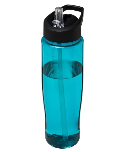 Borraccia sportiva 700 ml R-PET, senza BPA Azzurro Acqua / Nero