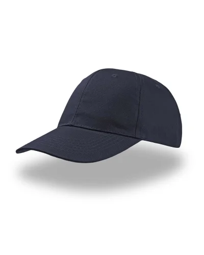 Start Six Cappellino 6 pannelli cotone, velcro, taglia unica, leggero Navy
