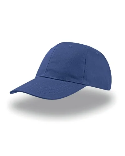 Start Six Cappellino 6 pannelli cotone, velcro, taglia unica, leggero Royal