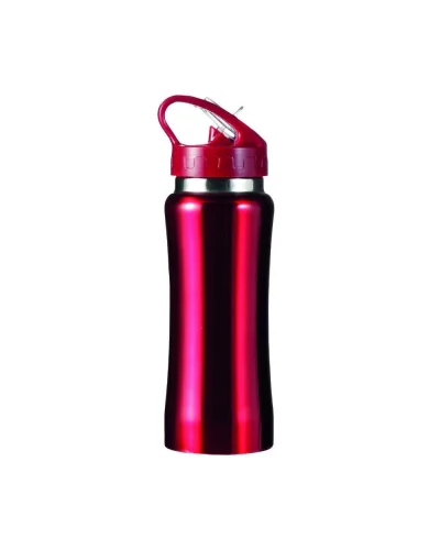 Borraccia in acciaio inossidabile con beccuccio 600 ml Rosso