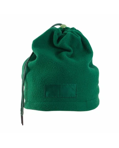 Fascia collo pile trasforma cappello con etichetta - Taglia unica Verde