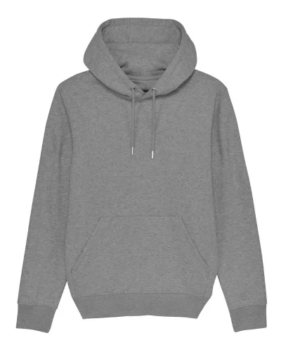 Felpa Unisex Cruiser in Cotone Bio 350g, Medium Fit Stanley/Stella Mid Heather Grey