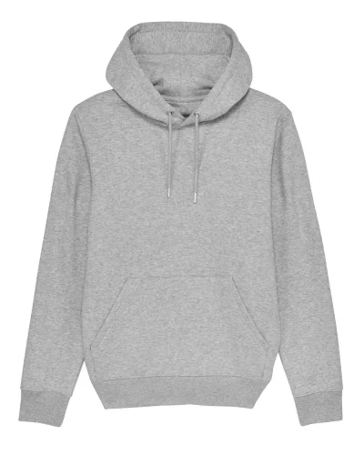 Felpa Unisex Cruiser in Cotone Bio 350g, Medium Fit Stanley/Stella Heather Grey