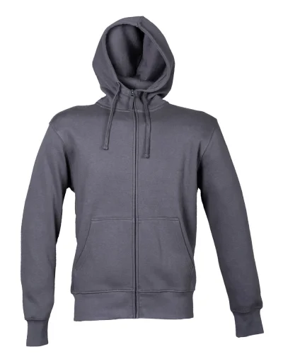 Felpa Oklahoma Man con zip e cappuccio Dark grey