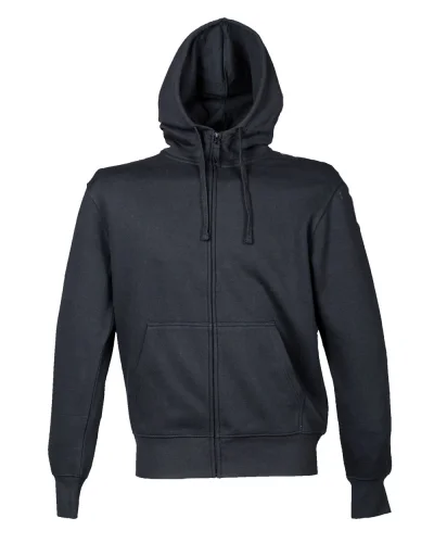 Felpa Oklahoma Man con zip e cappuccio Black
