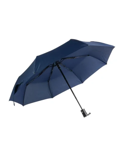 Mini Ombrello Compat Cloè apri-chiudi, Pongee seta, leggero 364g Blu scuro