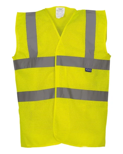 Gilet Alta Visibilità Fluo Mesh Fluo Yellow