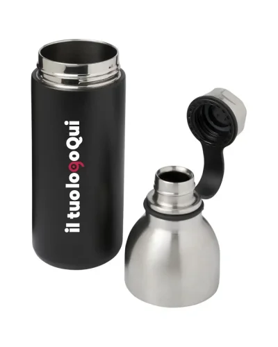 Borraccia termica Avenue 590ml in acciaio inox doppia apertura