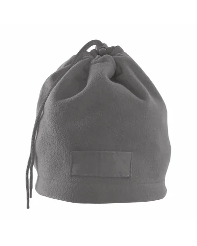 Fascia collo pile trasforma cappello con etichetta - Taglia unica Grigio