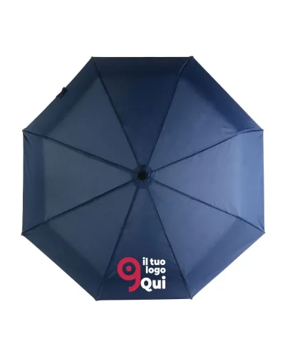 Mini Ombrello Compat Cloè apri-chiudi, Pongee seta, leggero 364g