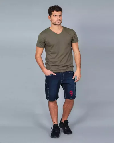 Dakota Jeans Corti Uomo Denim Elasticizzati