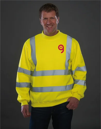 Felpa alta visibilità classe 3 100% poliestere
