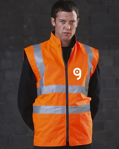 Gilet reversibile YOKO in pile 100% poliestere EN471