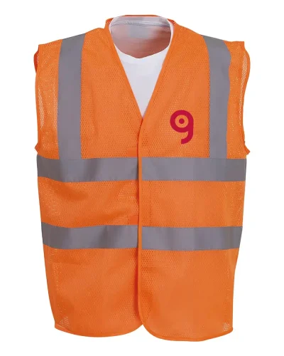 Gilet Alta Visibilità Fluo Mesh