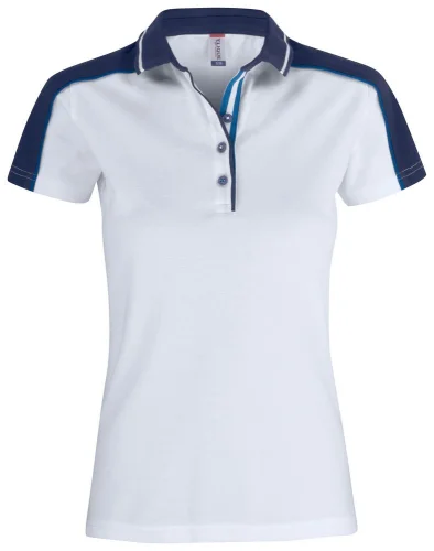 Polo Donna Pittsford Slim, 100% Cotone, Multicolore, >200g/m2