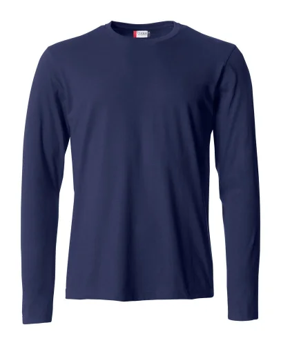 T-shirt Uomo Manica Lunga Slim Fit 100% Cotone