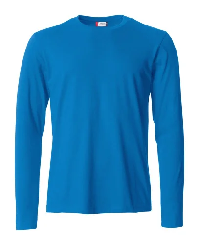 T-shirt Uomo Manica Lunga Slim Fit 100% Cotone
