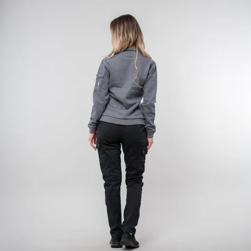 Australia Lady: pantalone multitasche elasticizzato cotone 300g