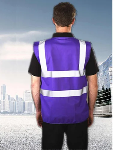 Gilet Alta Visibilità Fluo Valento, Riflettente EN ISO 20471