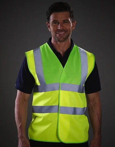 Gilet Alta Visibilità Fluo Valento, Riflettente EN ISO 20471 Hi-Vis-Yellow / Lime