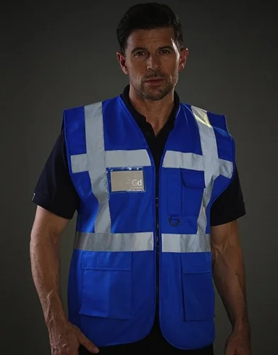 Gilet Alta Visibilità Fluo Portabadge