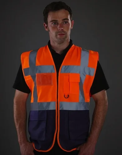 Gilet Alta Visibilità Fluo Portabadge