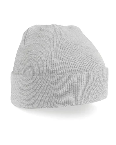 Berretto  con risvolto, 100% poliacrilico, taglia unica Light grey